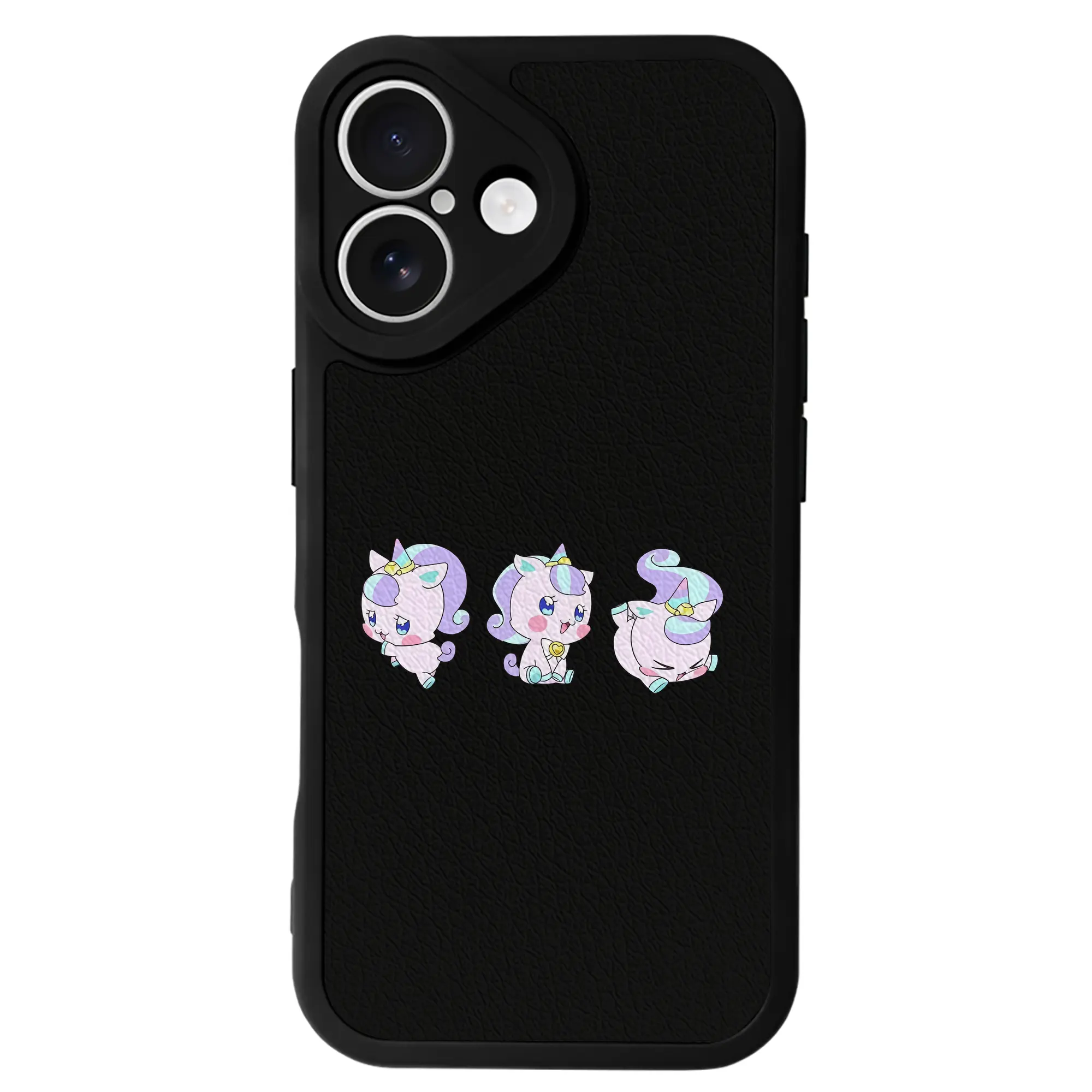 わんだふるぷりきゅあ グッズ ニコ - IPhone 16シリーズ対応 ・ シリコンスマホケース ・ レザー調 ・ 高精度フィット ・ 耐衝撃 ・ ワイヤレス充電対応 ・ 精密カット